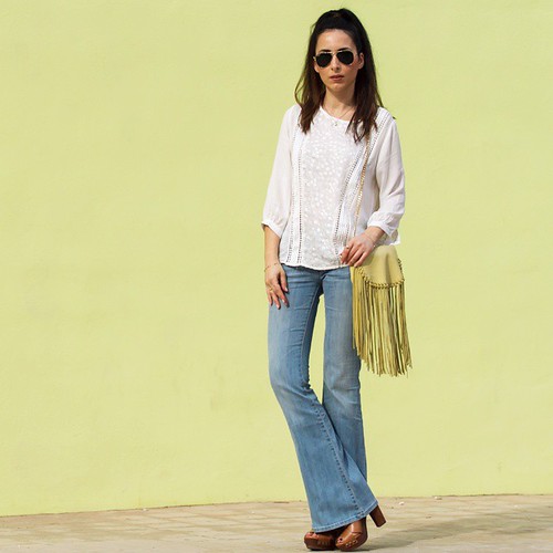 Flare jeans tend to be extremely popular during spring.
