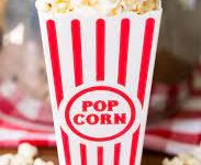 Many get popcorn ready to watch movies.