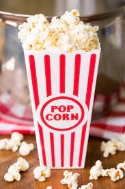 Many get popcorn ready to watch movies.