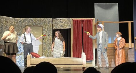 A scene from The Play That Goes Wrong.