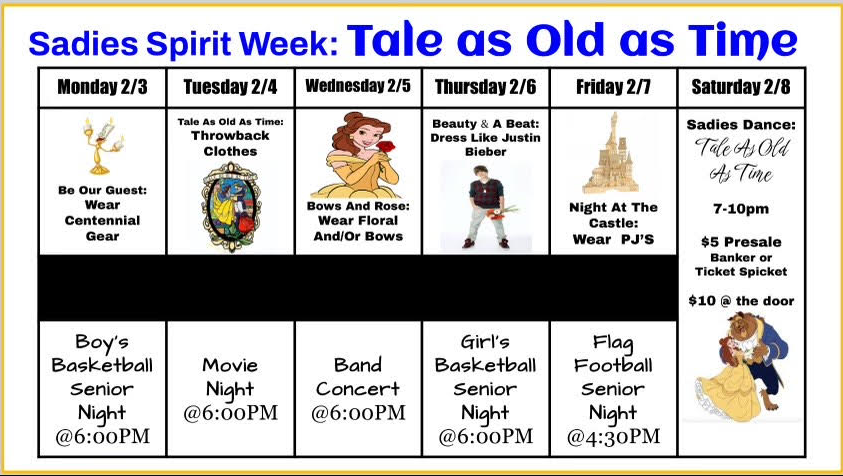 Sadies Spirit Week!