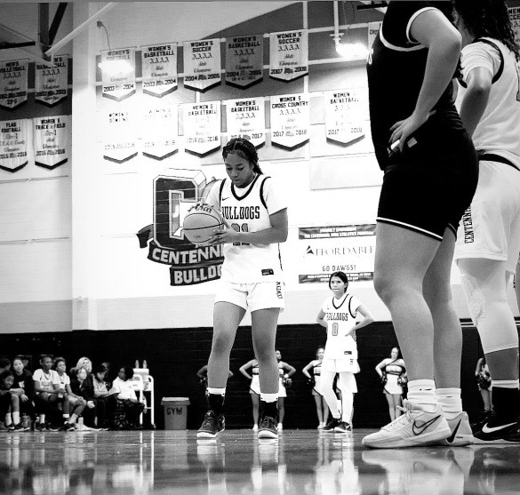 Girls Basketball Team First Home Game